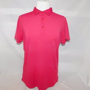 Loft8 golf  Womens L Magenta Polo Shirt